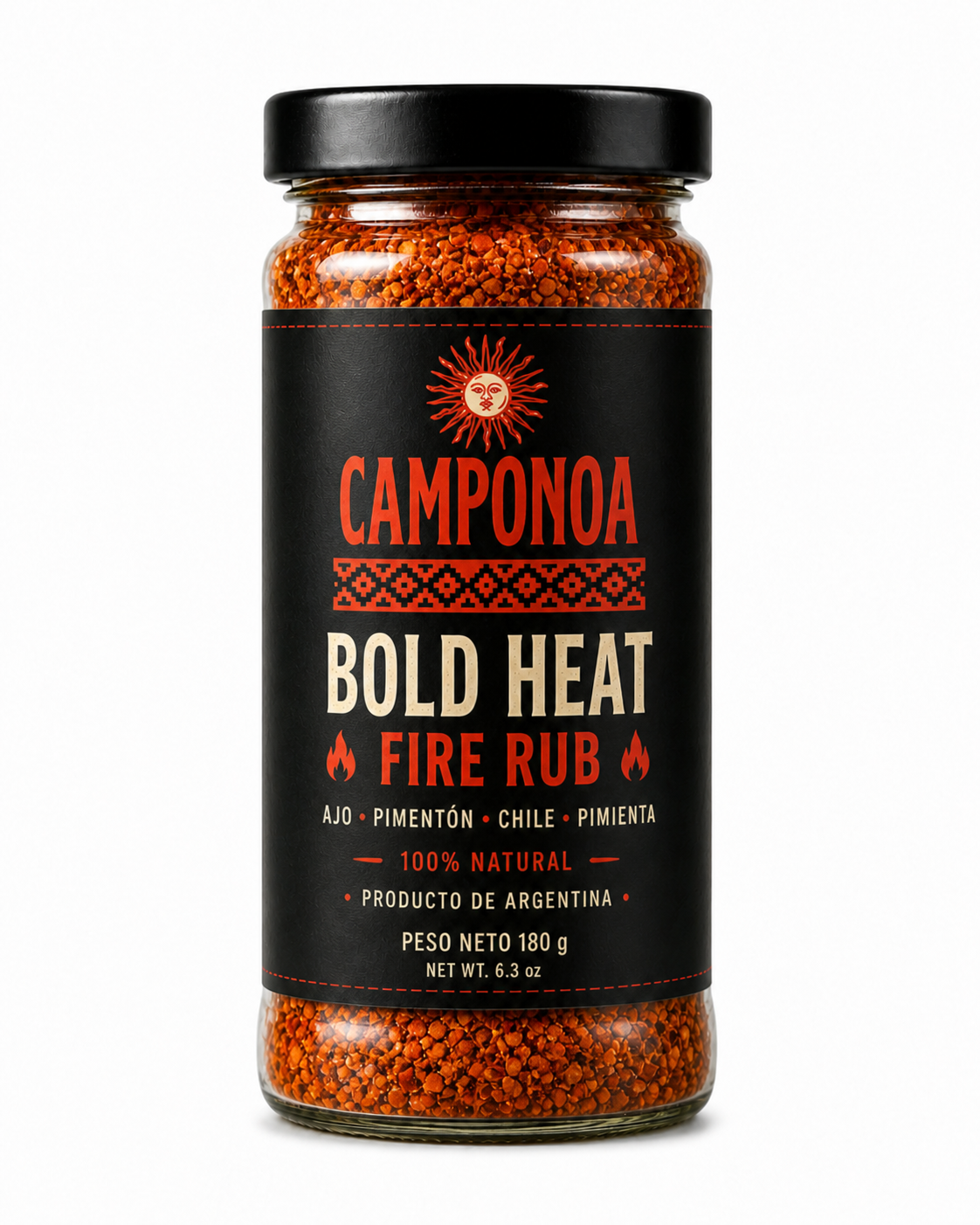 CAMPONOA Bold Heat Fire Rub – Spicy BBQ Seasoning