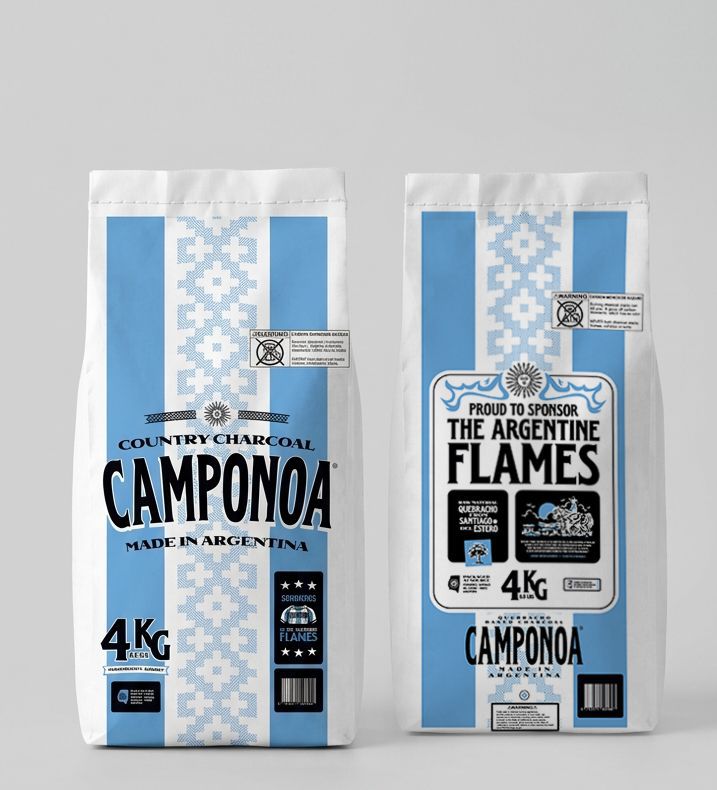 Argentine Charcoal – Special Edition 4 kg (8.8 lb) | World Football 2026